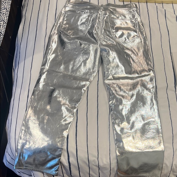 GAP Silver Straight Leg Pants - Picture 2 of 3